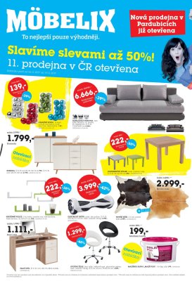 aktuální leták Möbelix 6.11.2017-19.11.2017