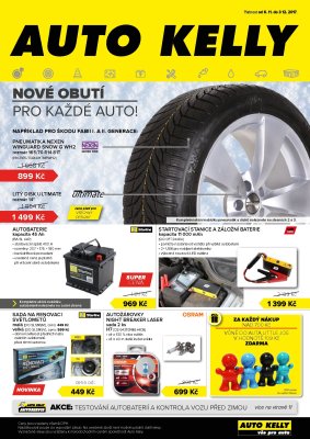 aktuální leták Auto Kelly 6.11.2017-3.12.2017