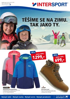 aktuální leták Intersport 16.11.2017-26.11.2017