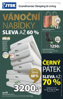 aktuální leták Jysk 23.11.2017-6.12.2017