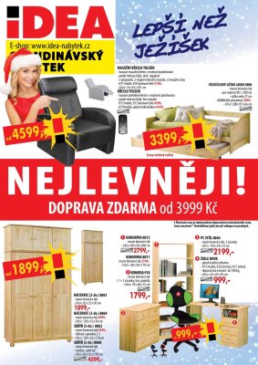 aktuální leták IDEA nábytek 1.12.2017-14.12.2017
