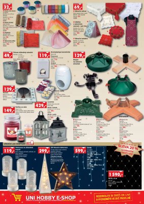 aktuální leták UNI HOBBY 14.12.2017-31.12.2017