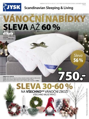 aktuální leták Jysk 14.12.2017-24.12.2017