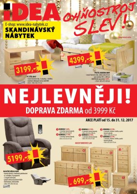 aktuální leták IDEA nábytek 15.12.2017-31.12.2017