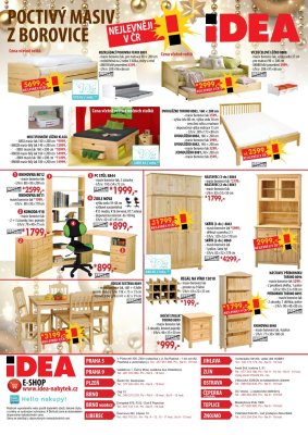 aktuální leták IDEA nábytek 15.12.2017-31.12.2017