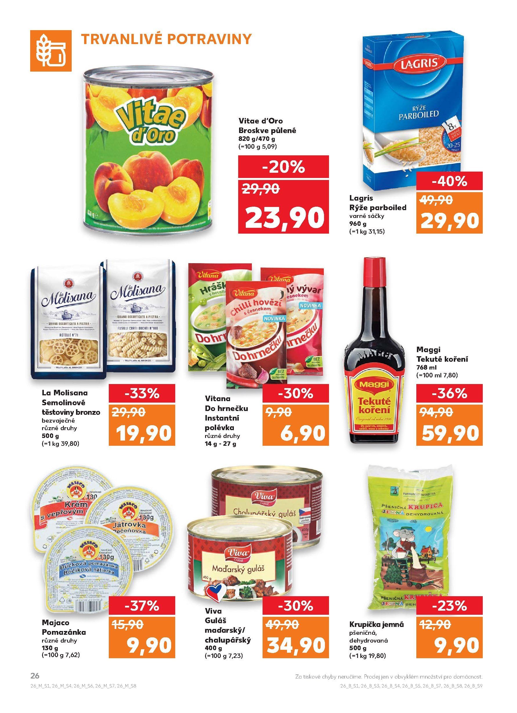 Kaufland leták příští týden Kaufland strana 26