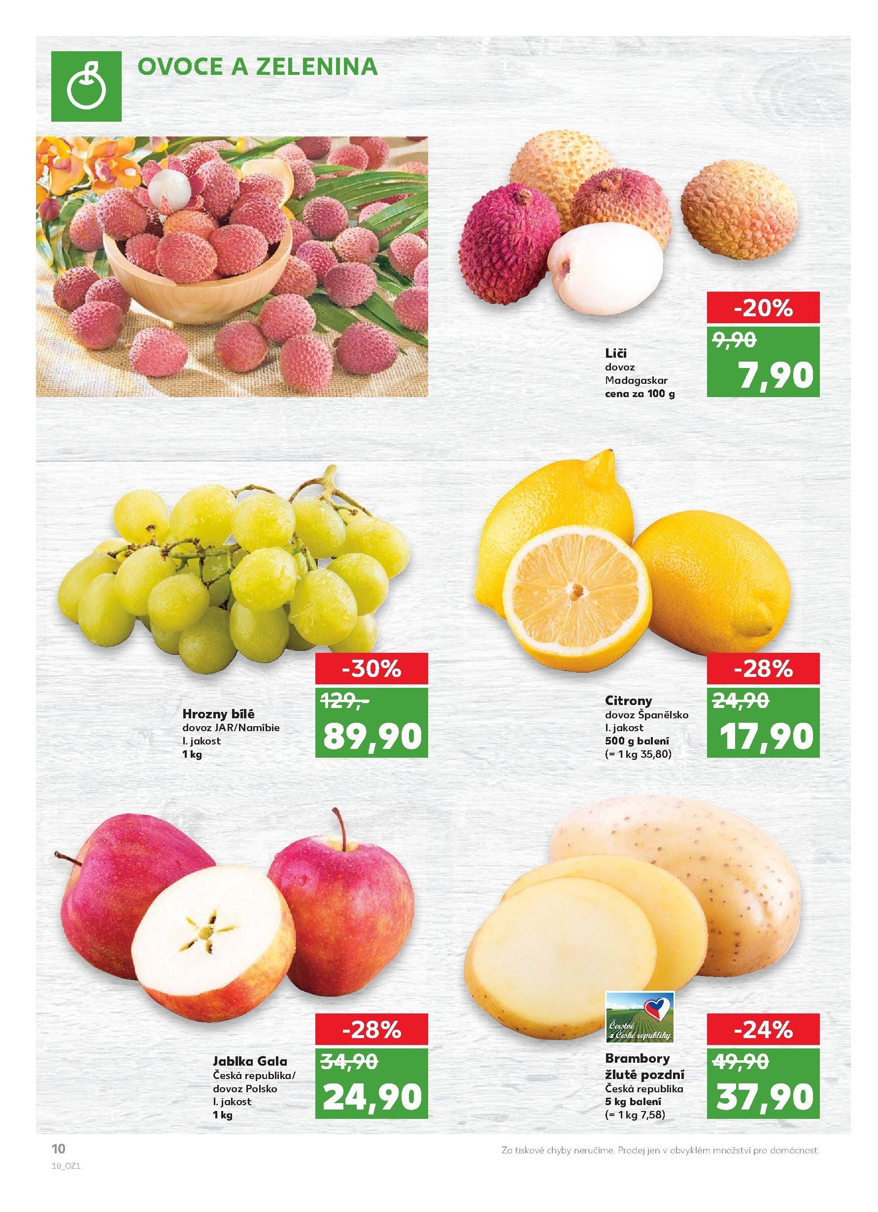 Kaufland leták příští týden Kaufland strana 10