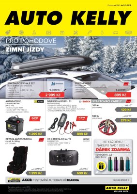 aktuální leták Auto Kelly 23.1.2018-5.3.2018