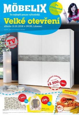 aktuální leták Möbelix 31.1.2018-11.2.2018