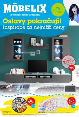 aktuální leták Möbelix 5.2.2018-18.2.2018
