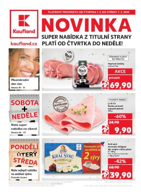 aktuální leták Kaufland 1.3.2018-7.3.2018