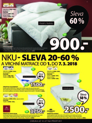 aktuální leták Jysk 1.3.2018-14.3.2018
