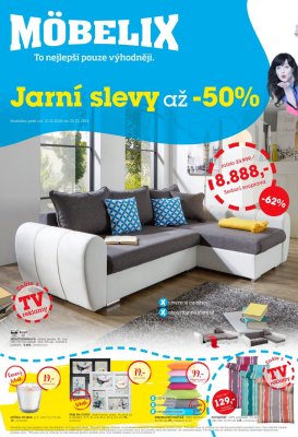aktuální leták Möbelix 12.3.2018-25.3.2018