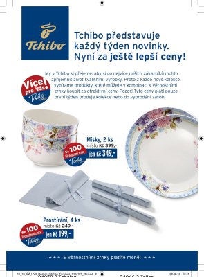 aktuální leták Tchibo 12.3.2018-16.4.2018
