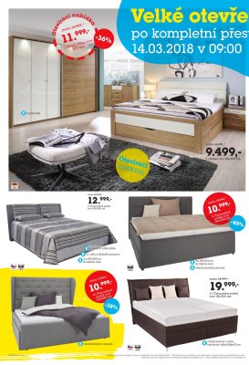 aktuální leták Möbelix 14.3.2018-25.3.2018
