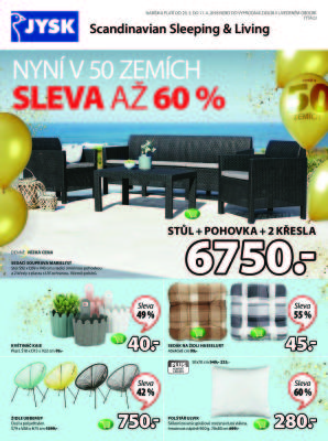 aktuální leták Jysk 29.3.2018-11.4.2018