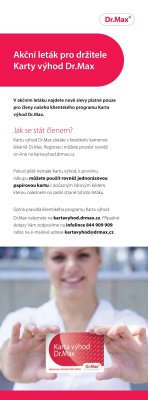 aktuální leták Dr. Max 4.4.2018-30.4.2018
