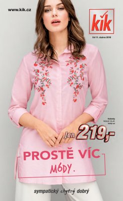 aktuální leták Kik textil 11.4.2018-17.4.2018