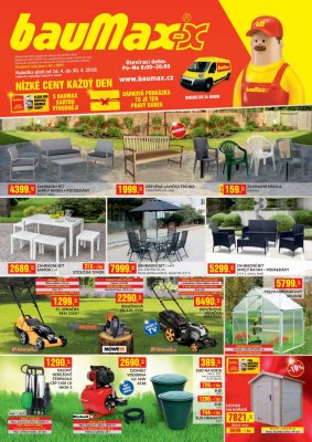 aktuální leták bauMax 16.4.2018-30.4.2018
