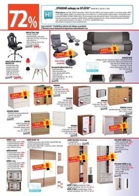 aktuální leták IDEA nábytek 15.4.2018-30.4.2018