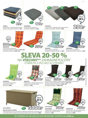 aktuální leták Jysk 26.4.2018-9.5.2018