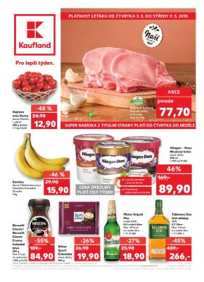 aktuální leták Kaufland 3.5.2018-9.5.2018