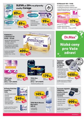 aktuální leták Dr. Max 1.5.2018-31.5.2018