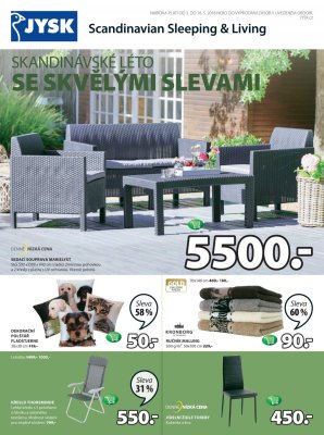 aktuální leták Jysk 3.5.2018-16.5.2018
