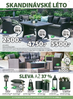 aktuální leták Jysk 3.5.2018-16.5.2018