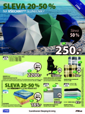 aktuální leták Jysk 24.5.2018-6.6.2018