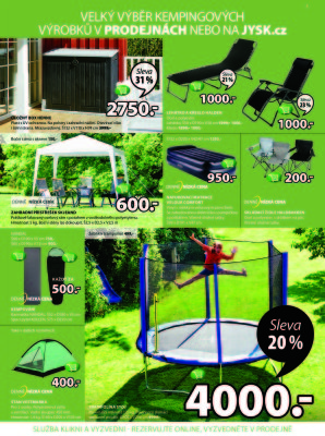 aktuální leták Jysk 24.5.2018-6.6.2018