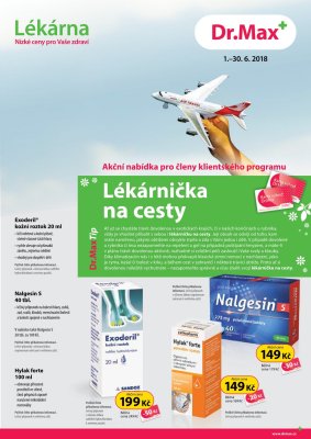 aktuální leták Dr. Max 1.6.2018-30.6.2018