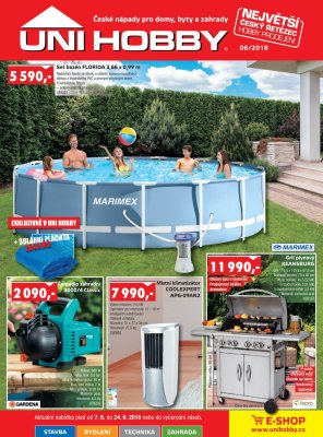 aktuální leták UNI HOBBY 7.6.2018-24.6.2018