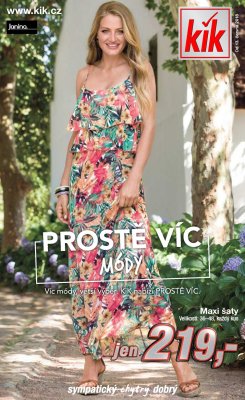 aktuální leták Kik textil 13.6.2018-19.6.2018