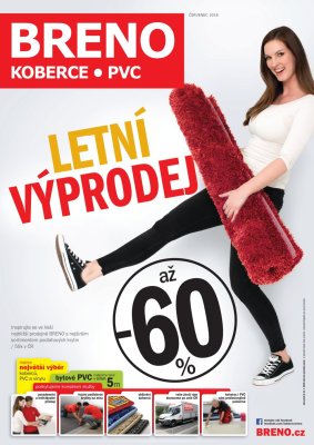 aktuální leták Breno koberce 2.7.2018-31.7.2018
