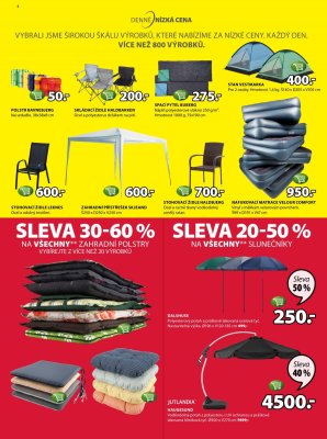 aktuální leták Jysk 12.7.2018-25.7.2018