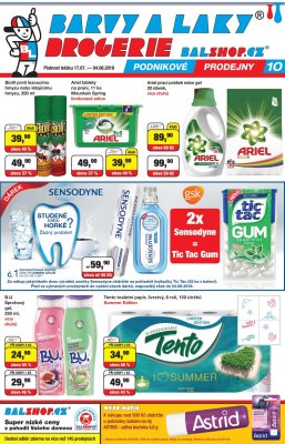 aktuální leták Barvy a laky drogerie 17.7.2018-4.8.2018