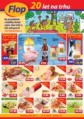 aktuální leták FLOP 30.7.2018-12.8.2018