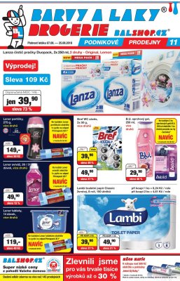 aktuální leták Barvy a laky drogerie 7.8.2018-25.8.2018