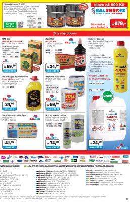 aktuální leták Barvy a laky drogerie 7.8.2018-25.8.2018