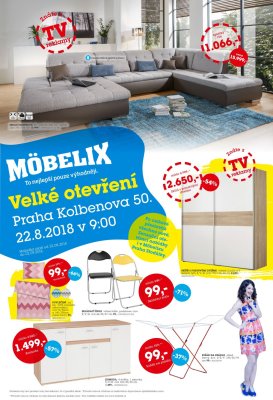 aktuální leták Möbelix 22.8.2018-2.9.2018