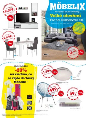 aktuální leták Möbelix 25.8.2018-9.9.2018