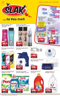 aktuální leták Šlak drogerie 28.8.2018-11.9.2018