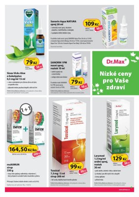 aktuální leták Dr. Max 1.9.2018-30.9.2018