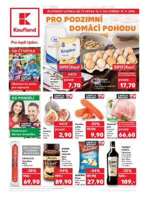 aktuální leták Kaufland 13.9.2018-19.9.2018