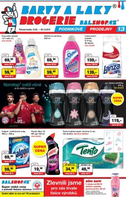 aktuální leták Barvy a laky drogerie 18.9.2018-6.10.2018
