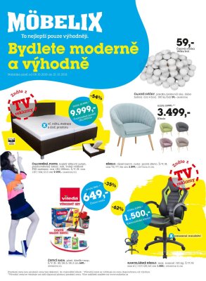 aktuální leták Möbelix 8.10.2018-21.10.2018