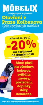 aktuální leták Möbelix 8.10.2018-21.10.2018