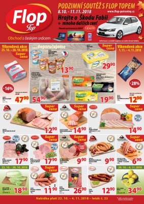aktuální leták FLOP 22.10.2018-4.11.2018