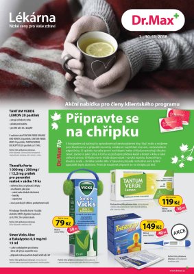 aktuální leták Dr. Max 1.11.2018-30.11.2018